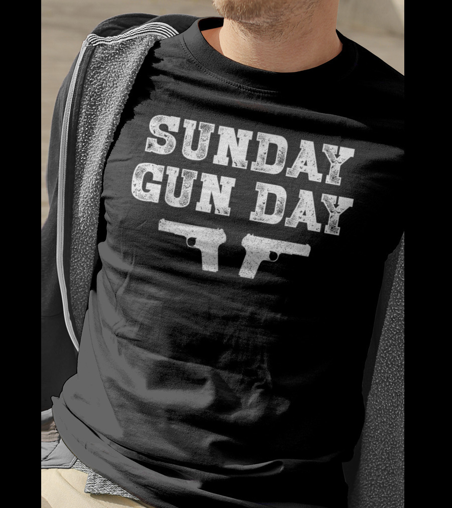 Sunday Gun Day Gun Owner Shooting T-Shirt
