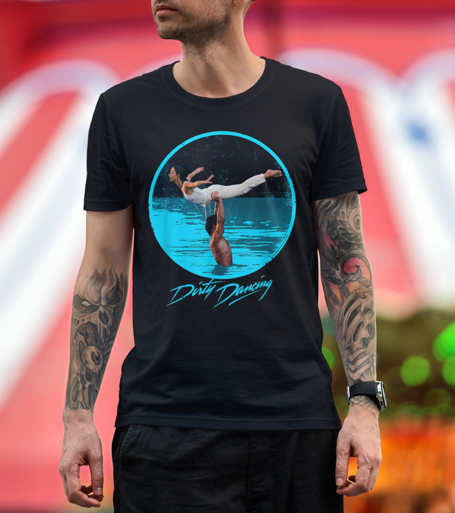 Dirty Dancing Iconic Lift Scene in Water T-Shirt