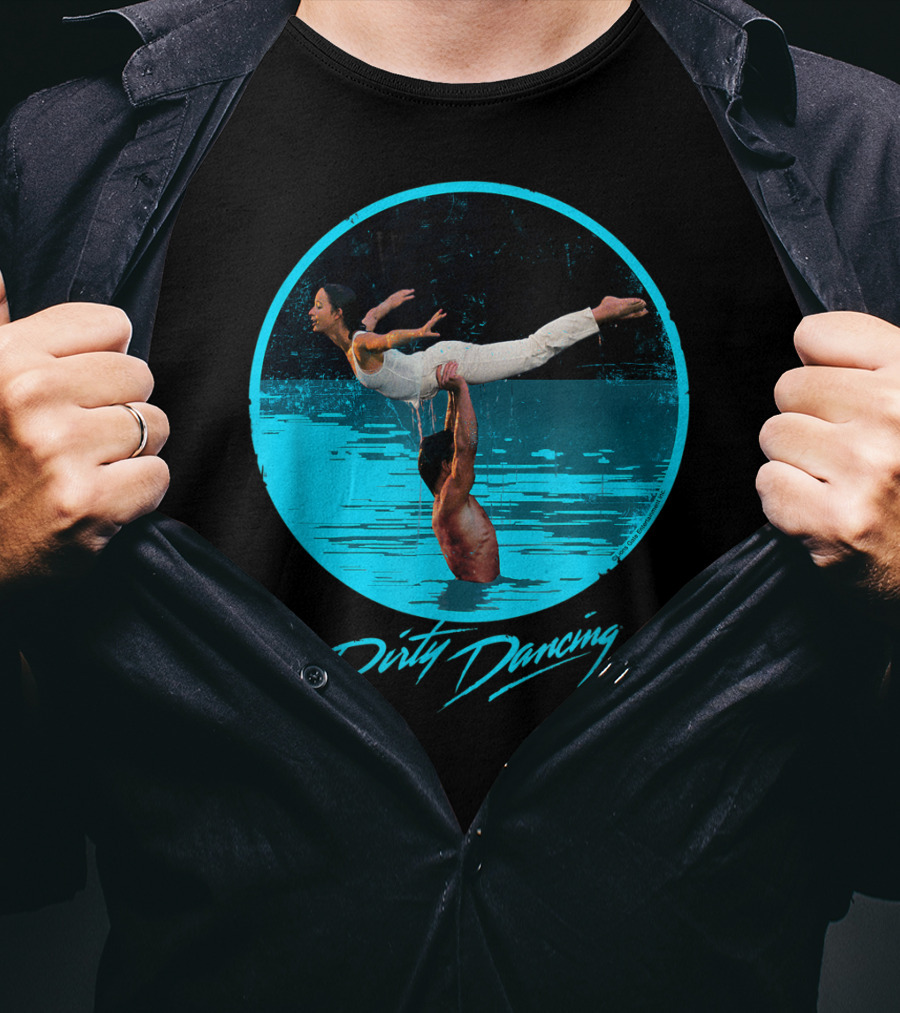 Dirty Dancing Iconic Lift Scene In Water T-Shirt