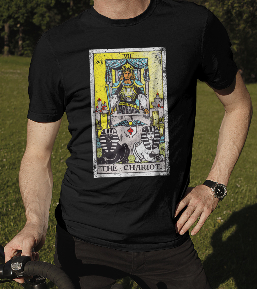 VII The Chariot Tarot Card T-Shirt