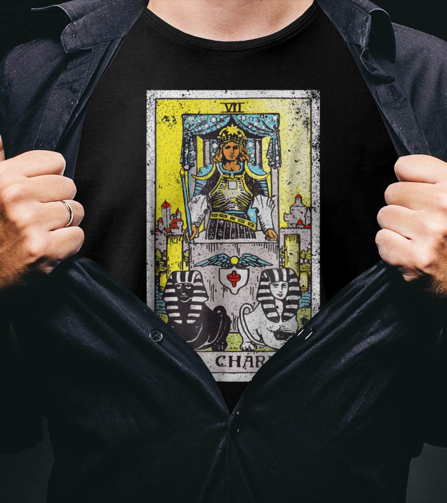 VII The Chariot Tarot Card T-Shirt