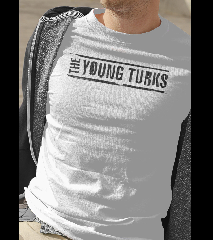 The Young Turks Black Text Bold Block T-Shirt