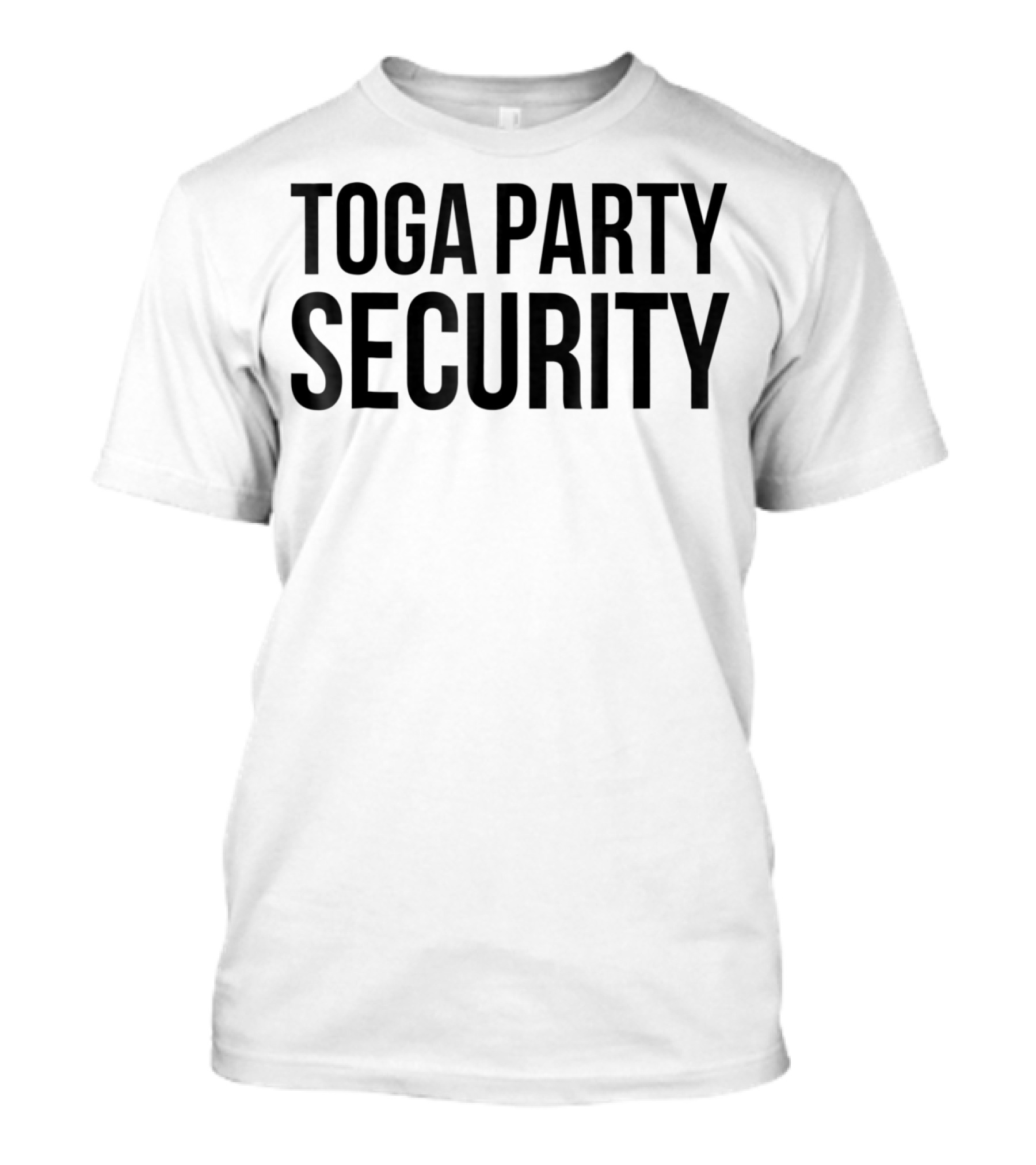 Toga Party Security College Halloween Party T-Shirt