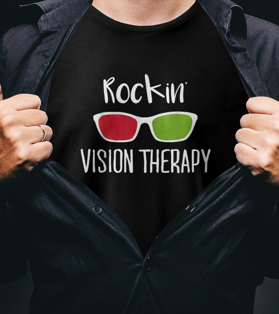 Rockin' Vision Therapy Red Green Awareness Support T-Shirt