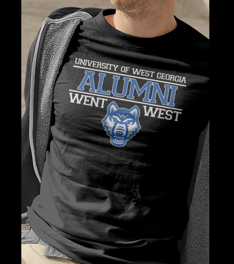 University Of West Georgia Alumni Went West Wolf T-Shirt