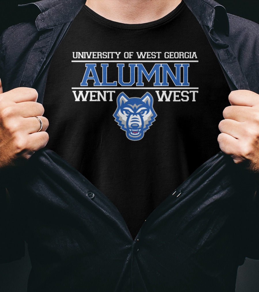 University Of West Georgia Alumni Went West Wolf T-Shirt