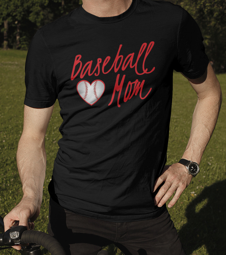 Baseball Mom Heartball T-Shirt