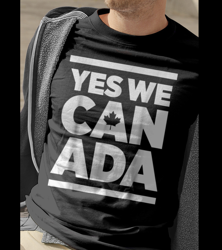 Yes We Canada Maple Leaf Funny Canadian Canada Day T-Shirt