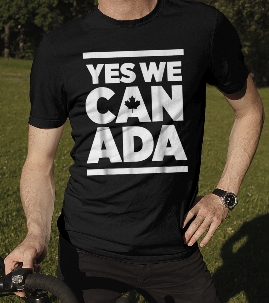 Yes We Canada Maple Leaf Funny Canadian Canada Day T-Shirt
