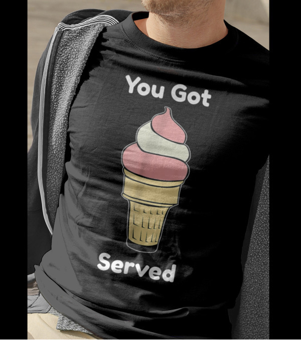 You Got Served Ice Cream Cone Swirl T-Shirt