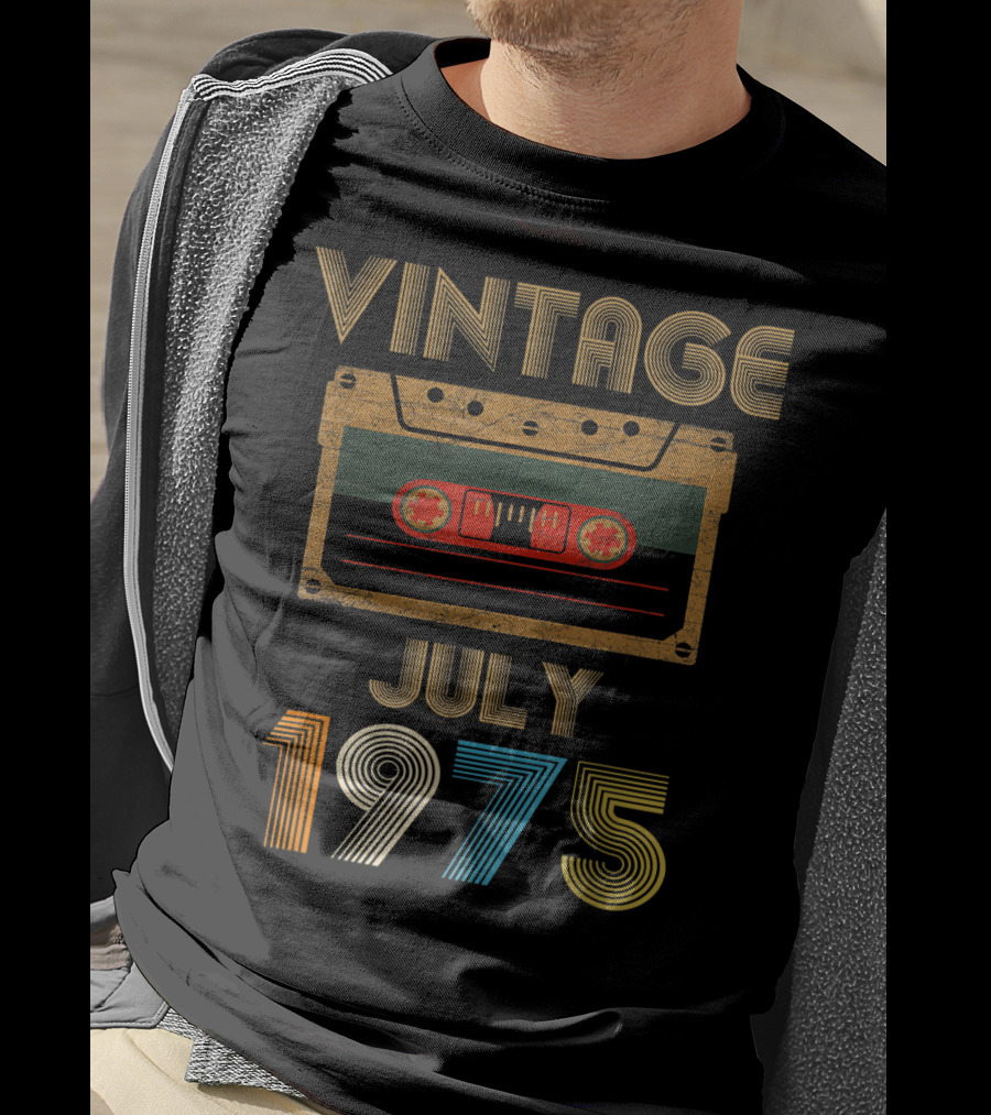 Vintage Cassette July 1975 T-Shirt