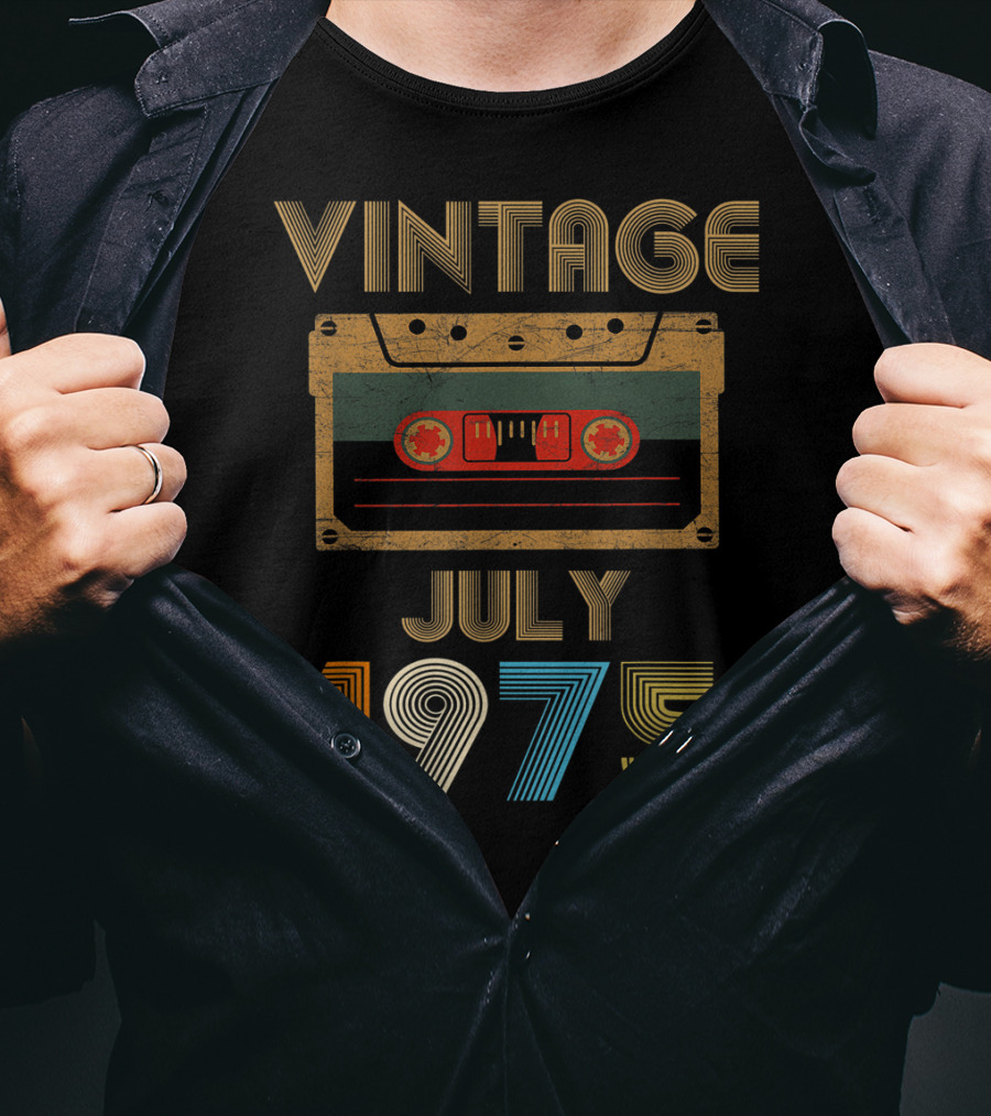 Vintage Cassette July 1975 T-Shirt