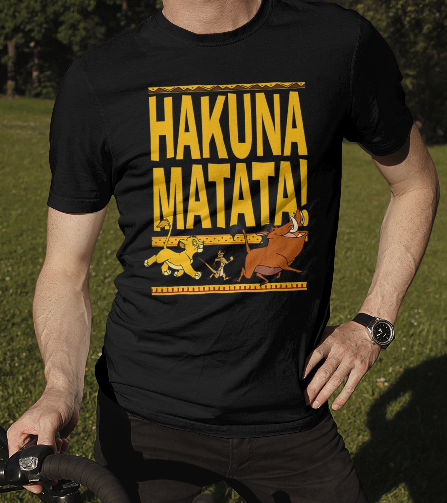 Hakuna Matata Lion King Simba Timon Pumbaa Disney Classic T-Shirt