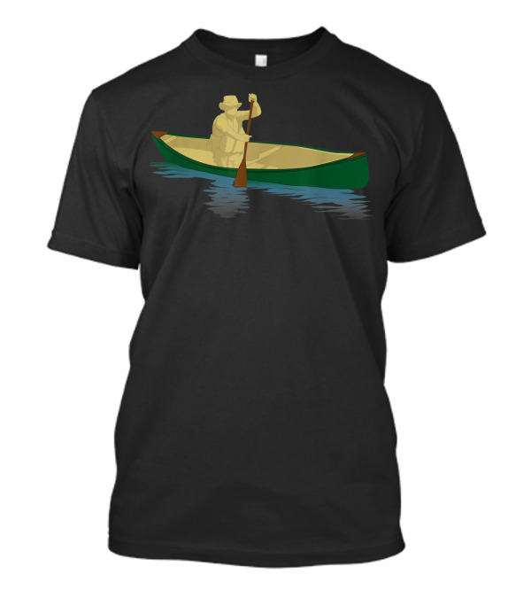 Canoeing Adventure Single Blade Paddle Canoe Man T-Shirt