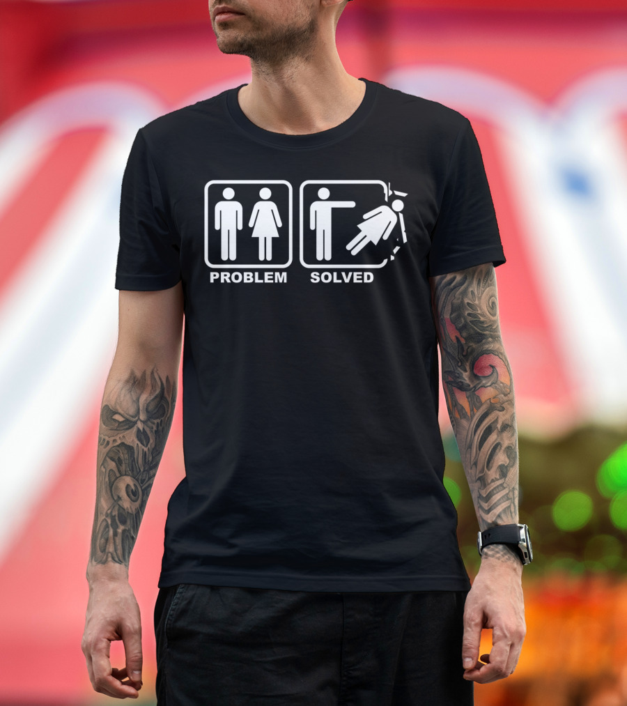 Problem Solved for Divorcing Cute Humor T-Shirt