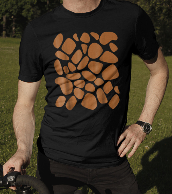 Giraffe Print Pattern Trick Or Treat Jungle T-Shirt