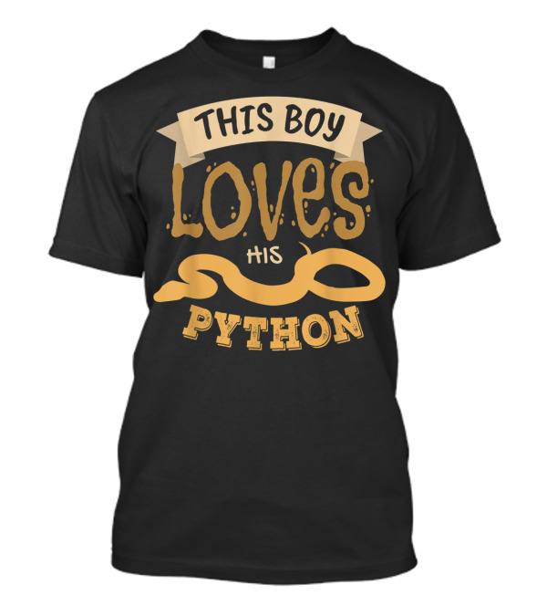 This Boy Loves His Python T-Shirt