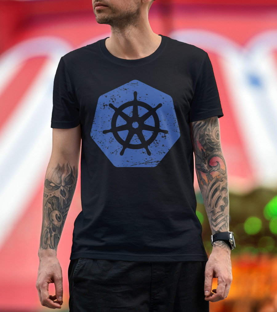 Be The Captain Steering with Kubernetes Docker T-Shirt