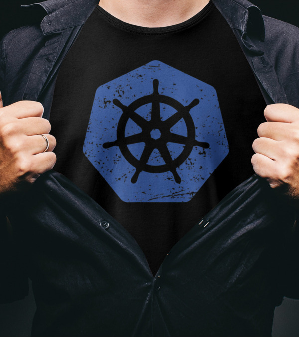 Be The Captain Steering With Kubernetes Docker T-Shirt