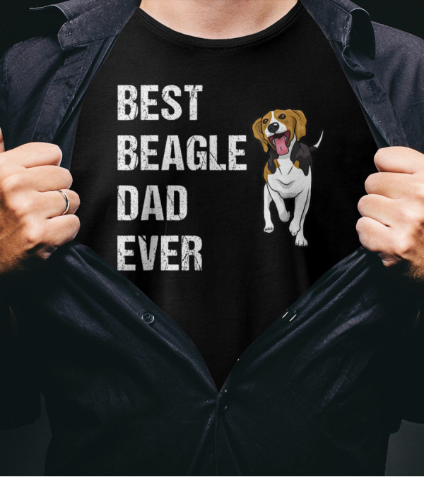 Best Beagle Dad Ever Beagle T-Shirt