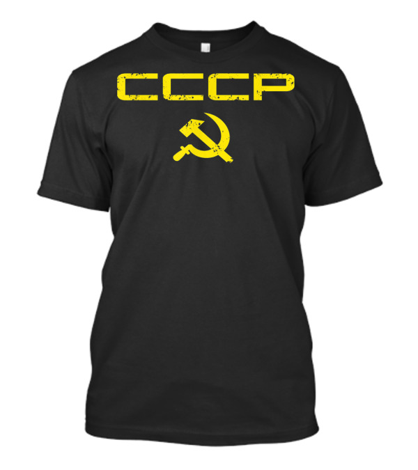 CCCP Vintage Soviet Union USSR Hammer And Sickle T-Shirt