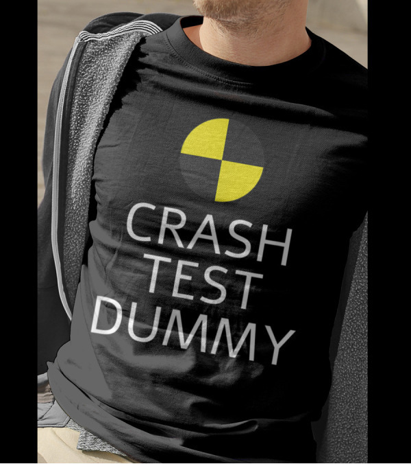 Crash Test Dummy Iconic Symbol Easy Last Minute T-Shirt