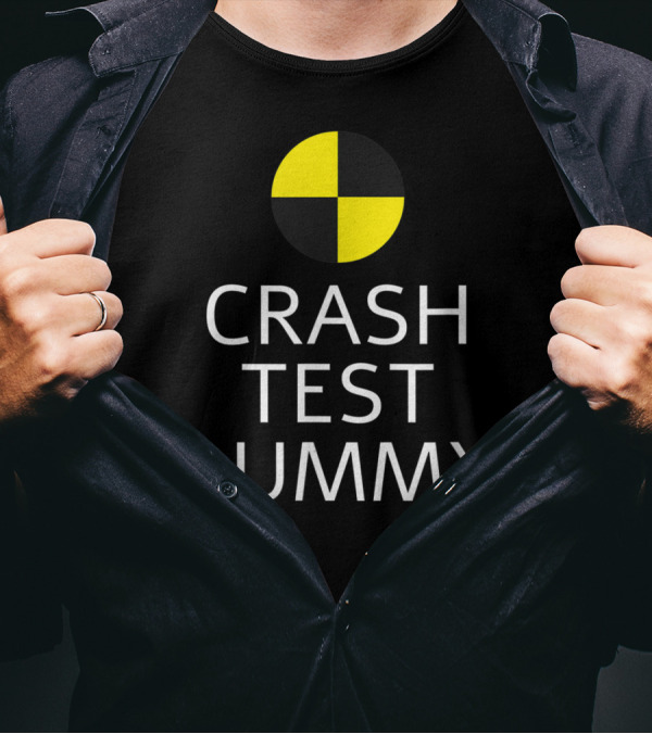 Crash Test Dummy Iconic Symbol Easy Last Minute T-Shirt