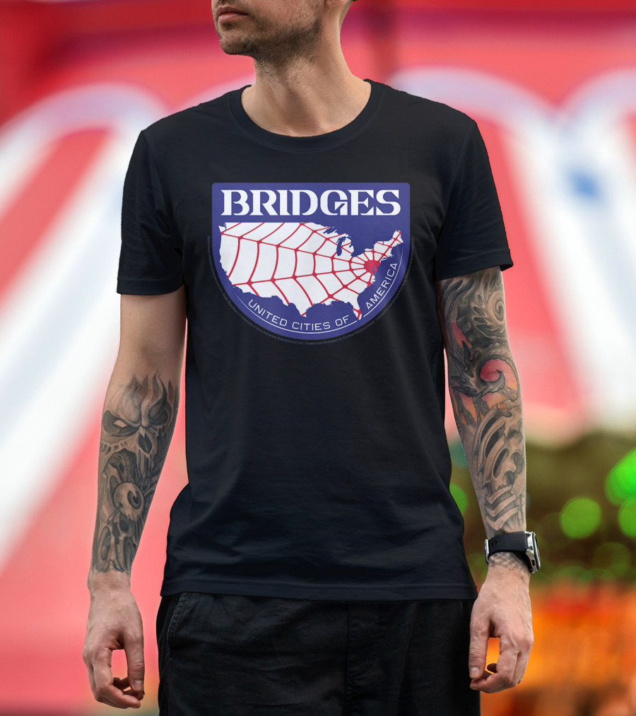 BRIDGES United Cities of America Death Stranding T-Shirt
