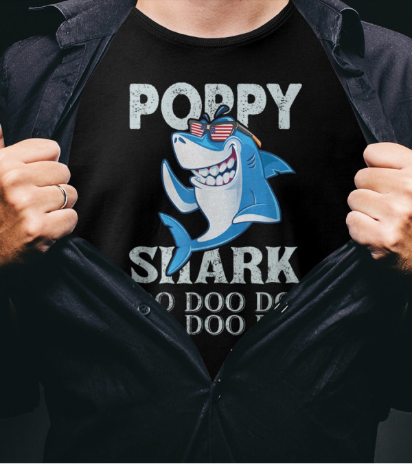 Poppy Shark Doo Doo Doo Sunglasses Shark Doo Doo Doo T-Shirt