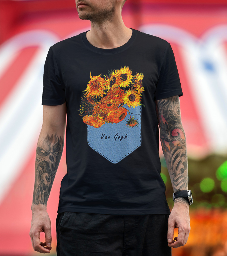 Van Gogh Sunflowers In Your Pocket T-Shirt