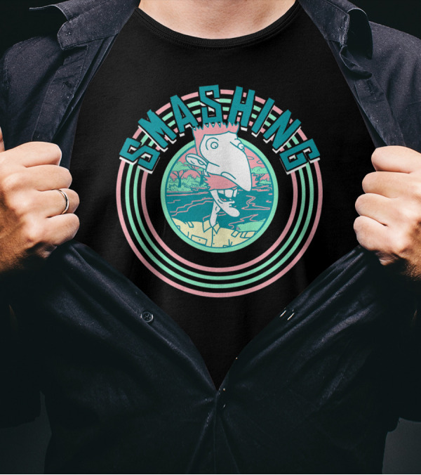 The Wild Thornberrys Nigel Smashing Retro Circle T-Shirt
