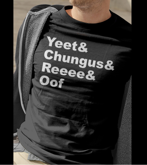Yeet Chungus Reeee Oof Dank Meme Icons T-Shirt