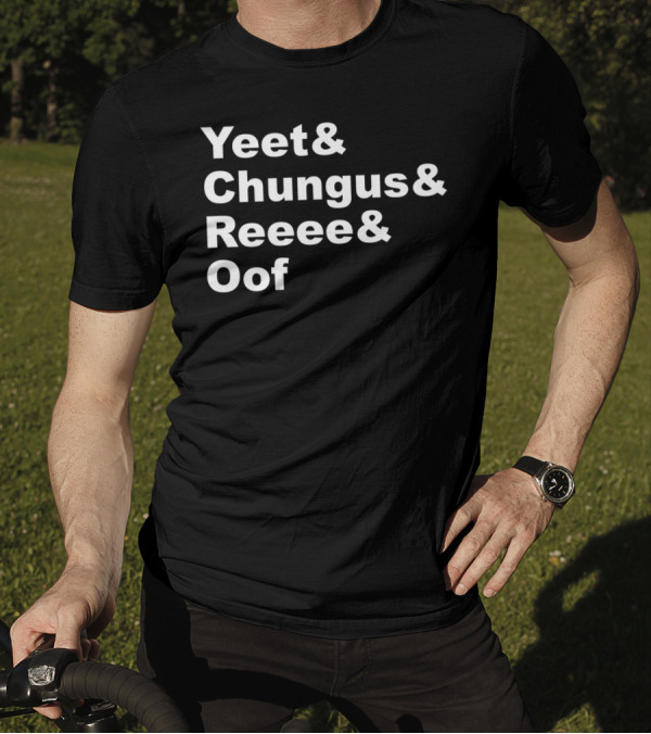 Yeet Chungus Reeee Oof Dank Meme Icons T-Shirt