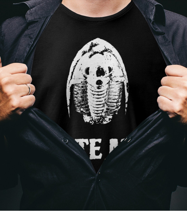 Bite Me Trilobite Fossil Collector Hunter Paleontology Humor T-Shirt