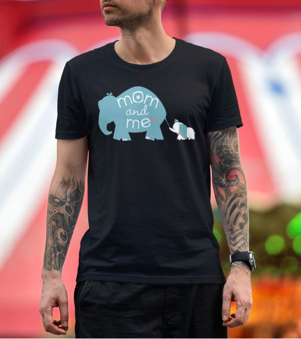 Premium T-Shirt: Disney Mom and Me Mrs Jumbo and Dumbo T-Shirt Disney Mom and Me Mrs Jumbo and Dumbo T-Shirt