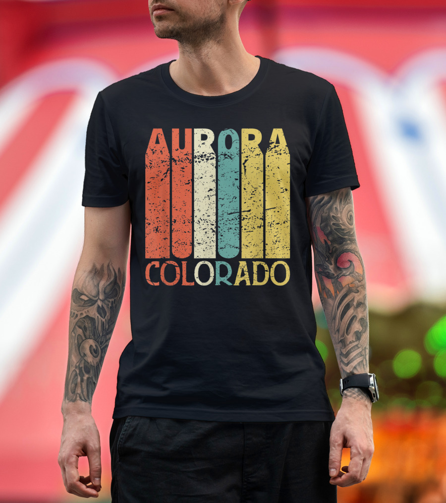 Aurora Colorado Retro T-Shirt