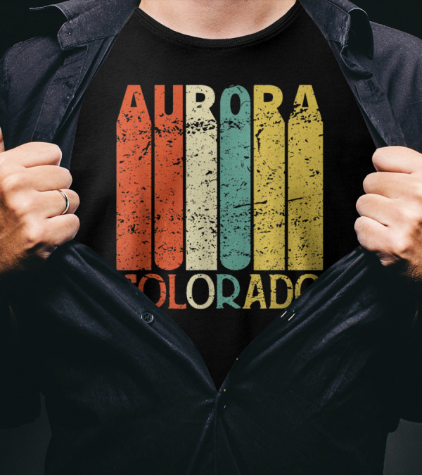 Aurora Colorado Retro T-Shirt