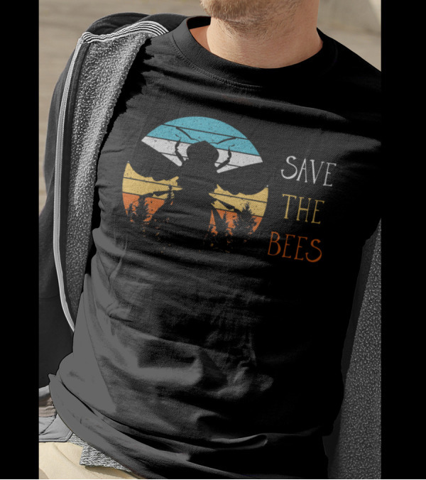 Save The Bees Sunset Tree T-Shirt