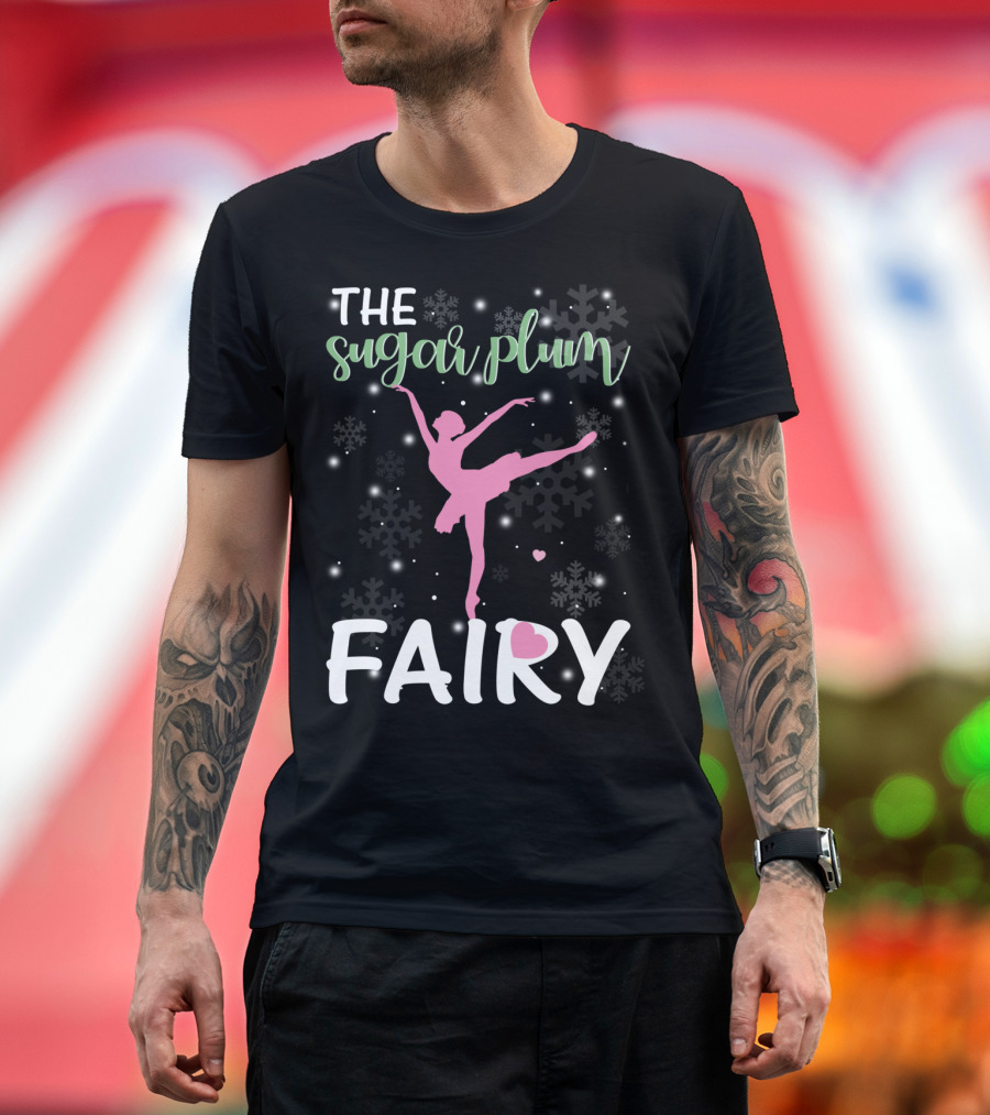 The Sugar Plum Fairy Ballet Dance Snowflakes T-Shirt