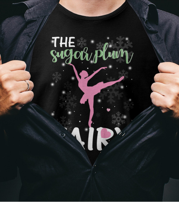 The Sugar Plum Fairy Ballet Dance Snowflakes T-Shirt