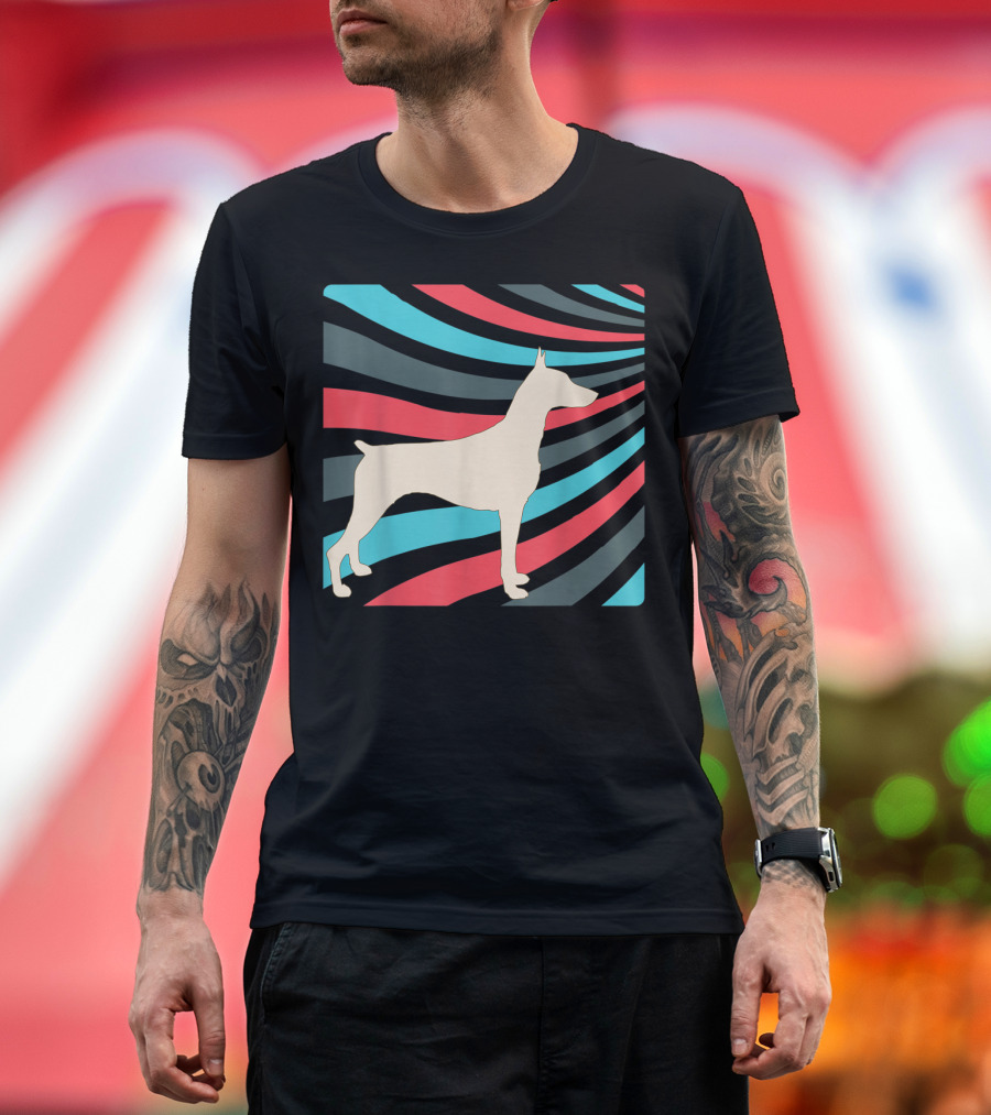 Classic Doberman Pinscher Vintage Retro 70s T-Shirt
