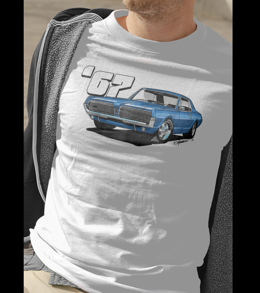 '67 Classic Blue 1967 Mercury Cougar T-Shirt