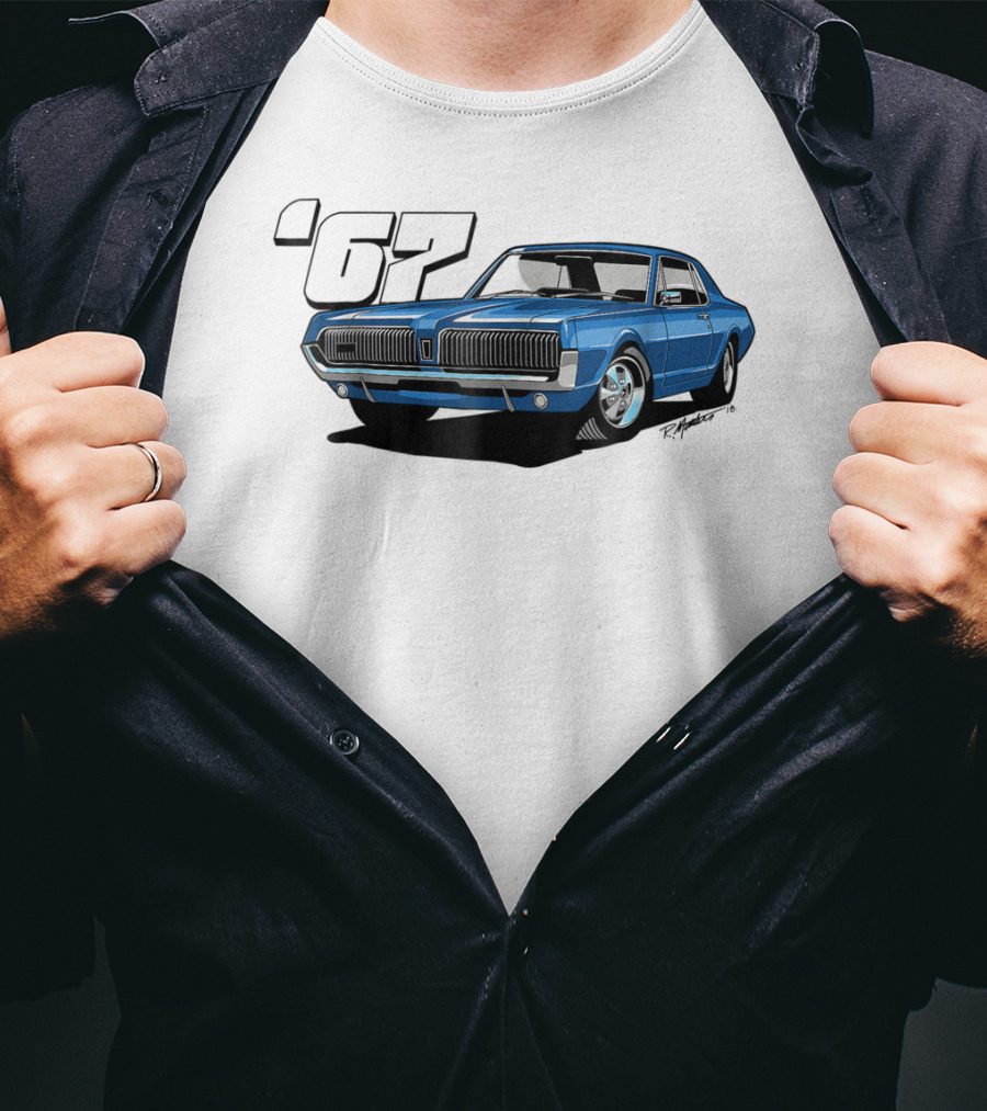 '67 Classic Blue 1967 Mercury Cougar T-Shirt