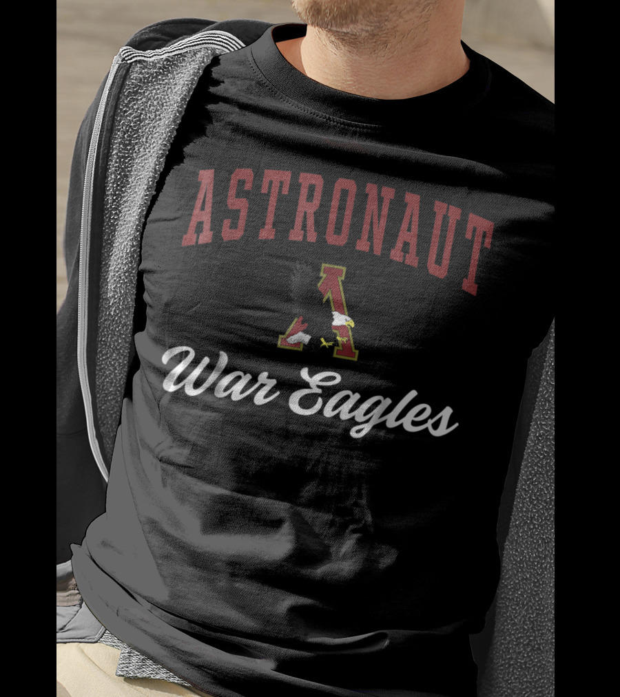 Astronaut High School War Eagles Emblem A T-Shirt
