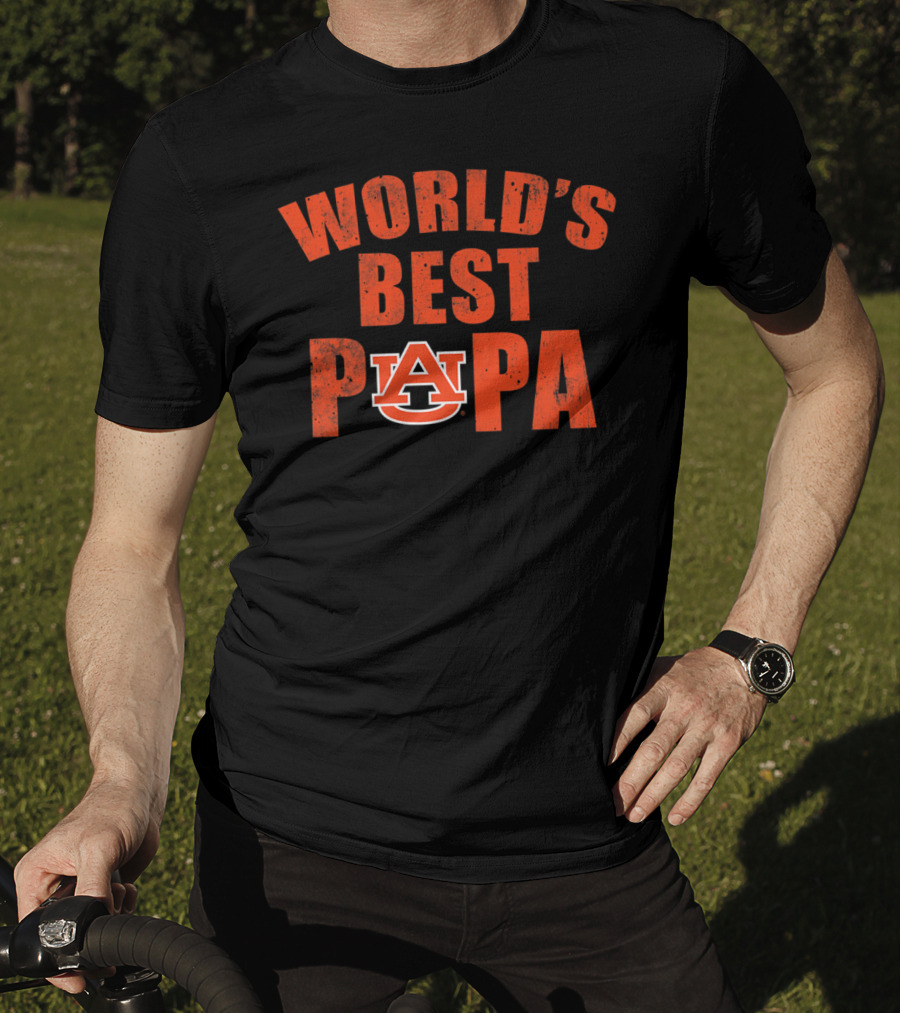 Auburn Tigers World's Best Papa T-Shirt
