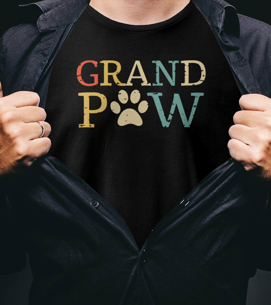 Grand Paw Best Grandparent T-Shirt