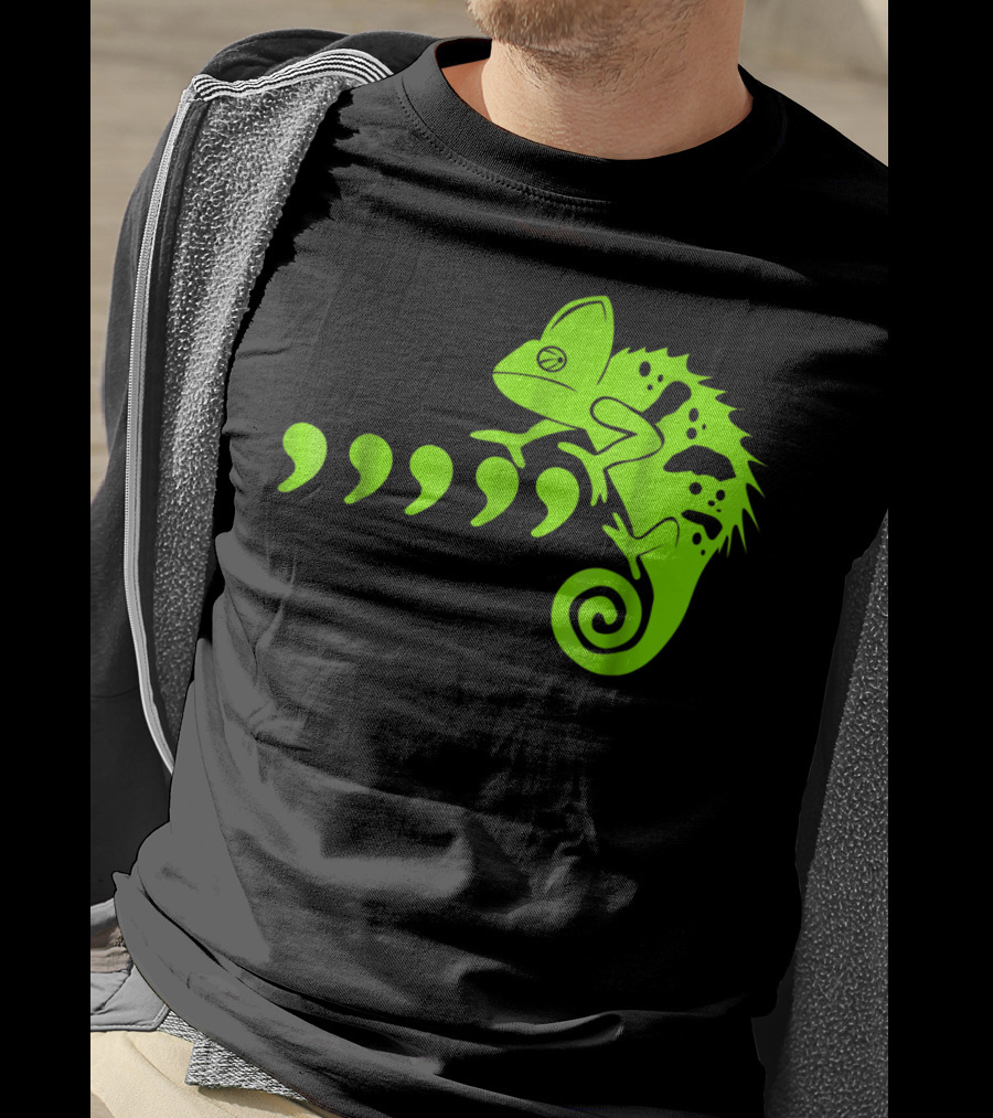 Comma Chameleon Love Country Music T-Shirt