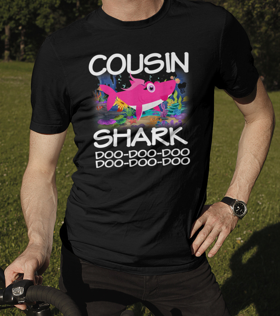 Cousin Shark Doo-Doo-Doo Matching Family Shark Mothers T-Shirt