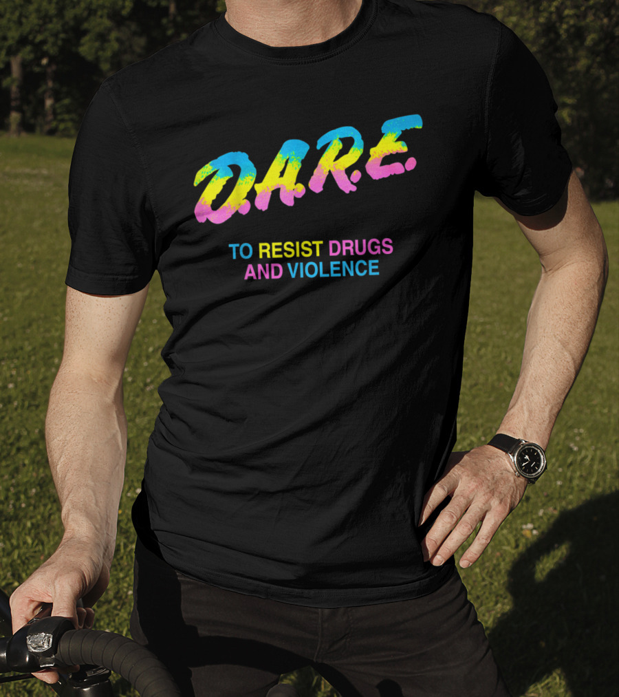 DARE To Resist Drugs And Violence 90s T-Shirt