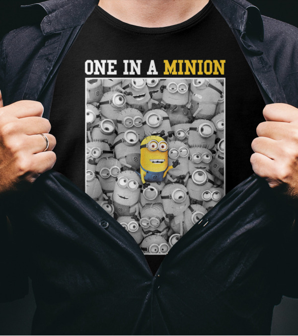 One In A Minion Despicable Me Color Pop Minions T-Shirt